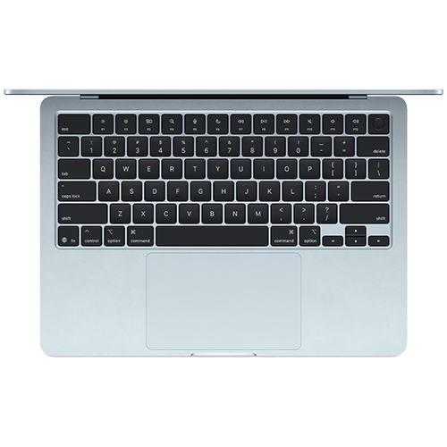 Mac Book Air - 8GB DDR2 RAM - 1 TB NVMe SSD STORAGE - 8 CORE GPU - 8 CORE CPU - Sky Blue