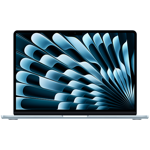 Mac Book Air - 8GB DDR2 RAM - 512 GB NVMe SSD STORAGE - 8 CORE GPU - 8 CORE CPU - Sky Blue